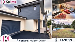 À vendre : Maison contemporaine à Lanton