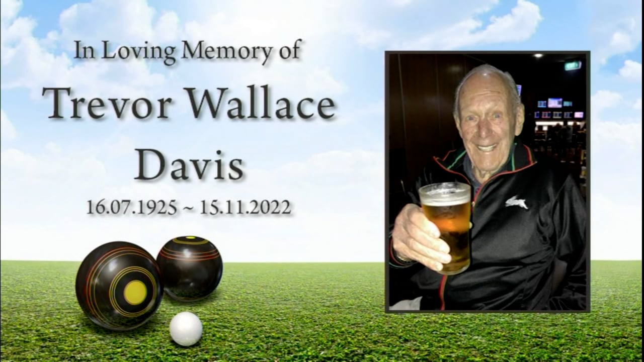 Funeral Service for Mr Trevor Wallace Davis