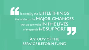 A Study of the Service Reform Fund