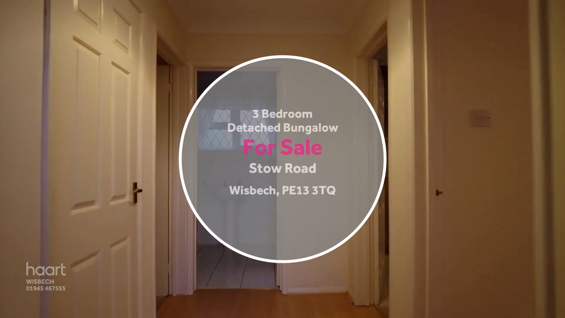 Virtual Viewing of Stow Road, Wisbech, 3 bedroom Bungalow For Sale from