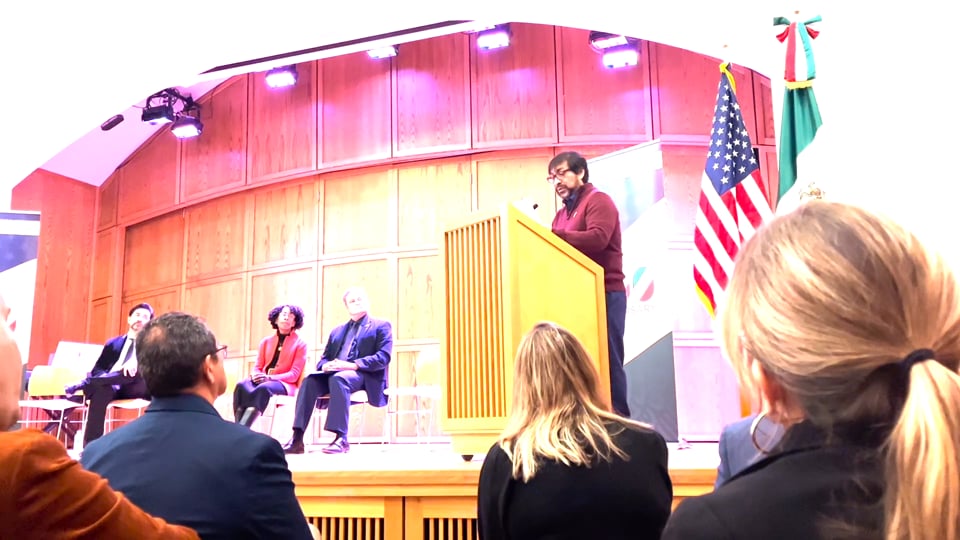 Still from the Penn Museum bicentennial speech