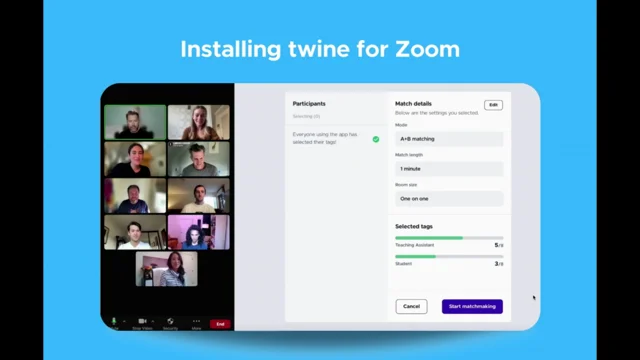 twine for Zoom support