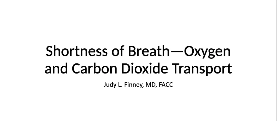 oxygen and carbon dioxide transport