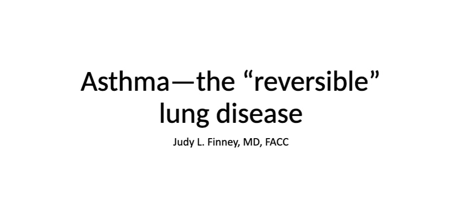 Asthma - The eversible Lung Disease on Vimeo