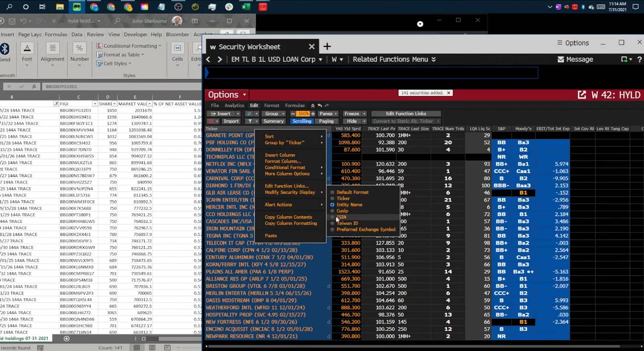 Converting FIGI to ISIN on Bloomberg Terminal on Vimeo