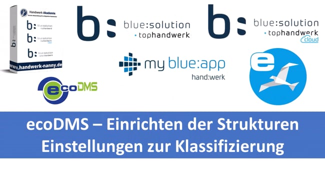 ecoDMS Einrichtung der Strukturen