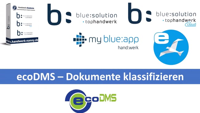 ecoDMS Dokumente klassifizieren