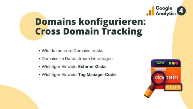 Domains konfigurieren: Cross Domain Tracking