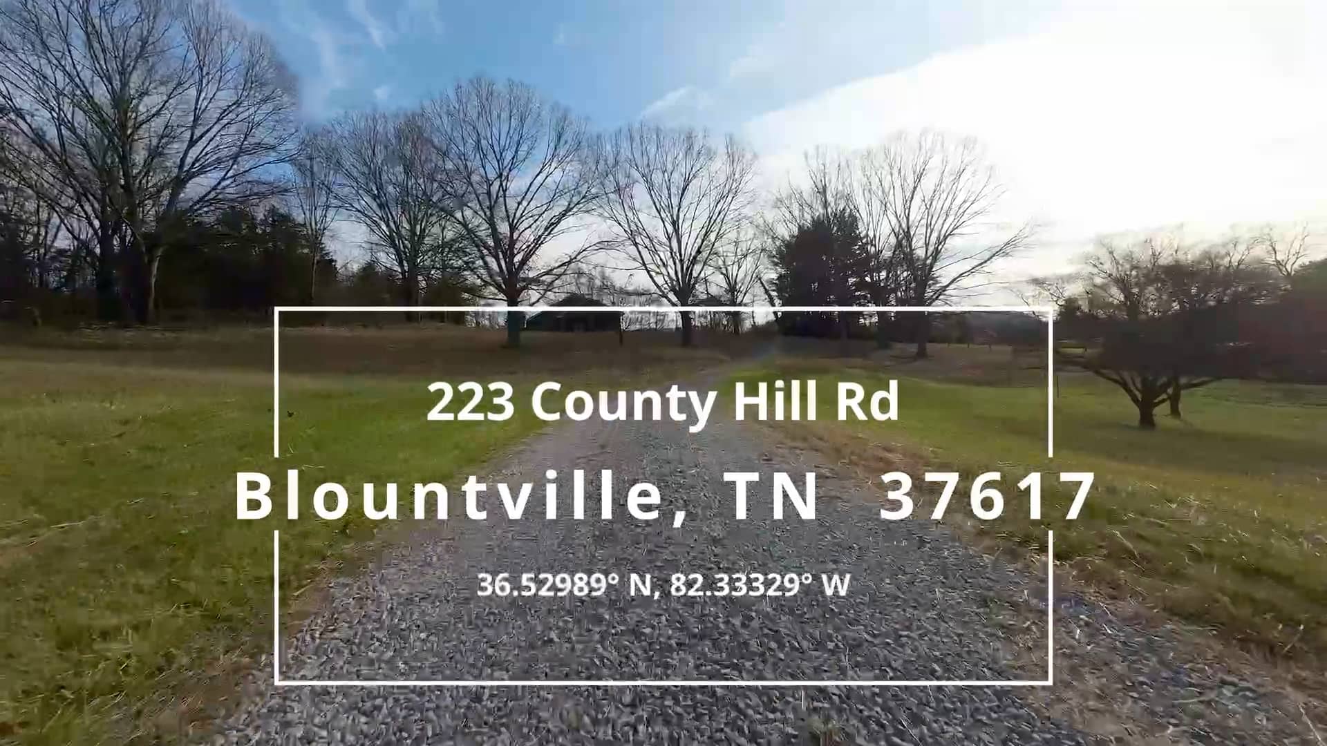 223 County Hill Road Blountville, TN 37617 on Vimeo