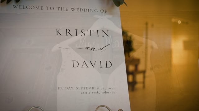 Kristin + David Wedding Highlights - The Oaks Plum Creek Golf Club CastleRock Sept 2022 - 15min
