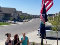 Patriotic Eagle Flag – Atlantic Flagpole