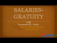 SALARIES-GRATUITY