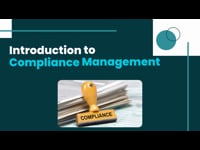 Compliance : Introduction to Compliance Management