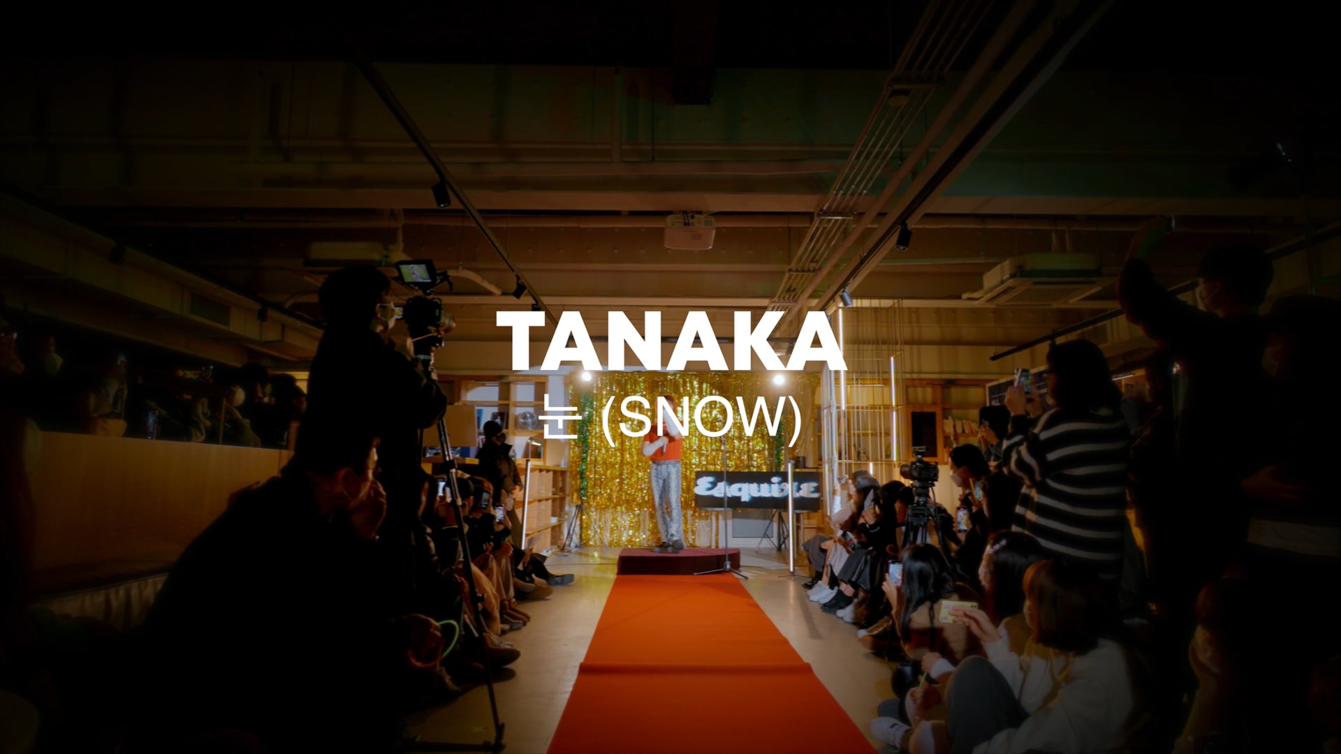 ESQUIRE Korea - ESQUIRE LIVE "TANAKA - 눈(SNOW)"