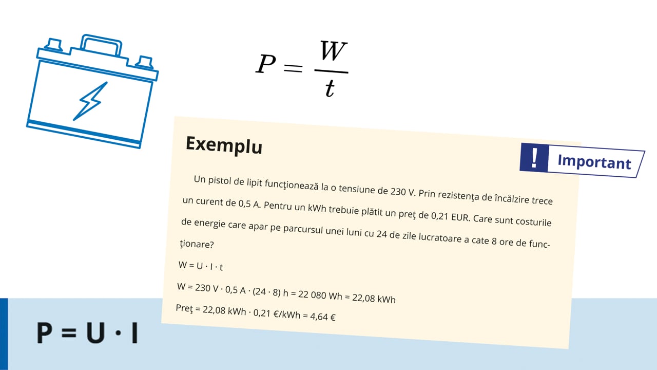 Putere, WORK, energie 
