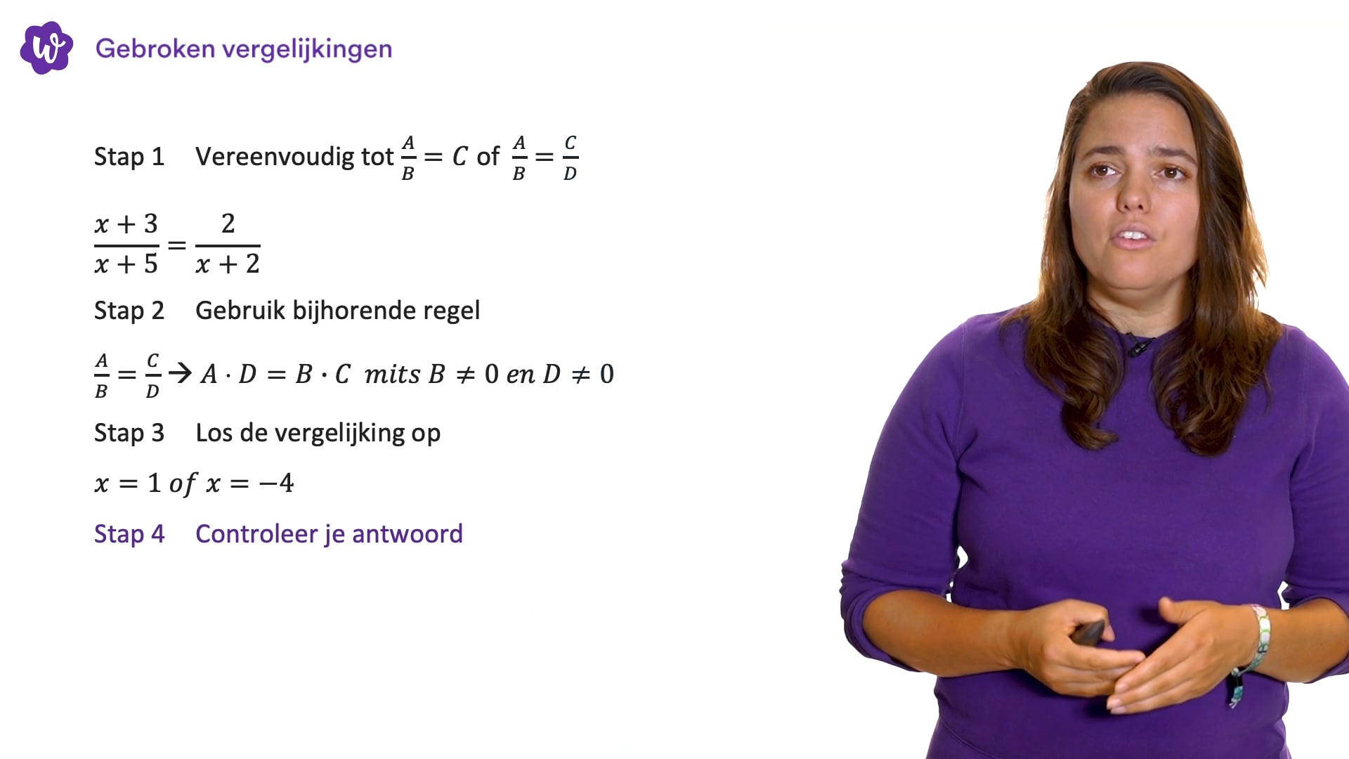 Gebroken Vergelijkingen Oefenen | StudyGo