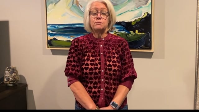 Carol testimonial video still