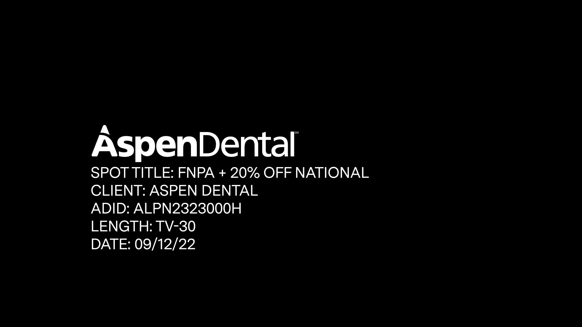 Aspen Dental TV Commercial 2022