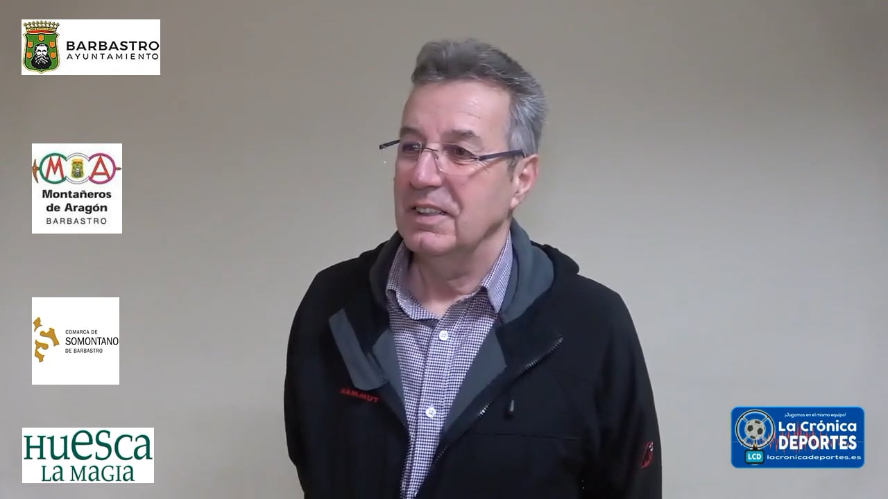 PEDRO SOLANA (Directivo Montañeros de Aragón en Barbastro) Hacemos balance de este año y hablamos de las actividades que el club Barbastrense prepara en 2023.