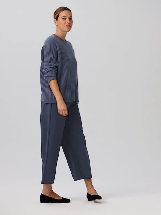 SWEAT KNIT PANTS, Piedmont Grey, Pants & Tights