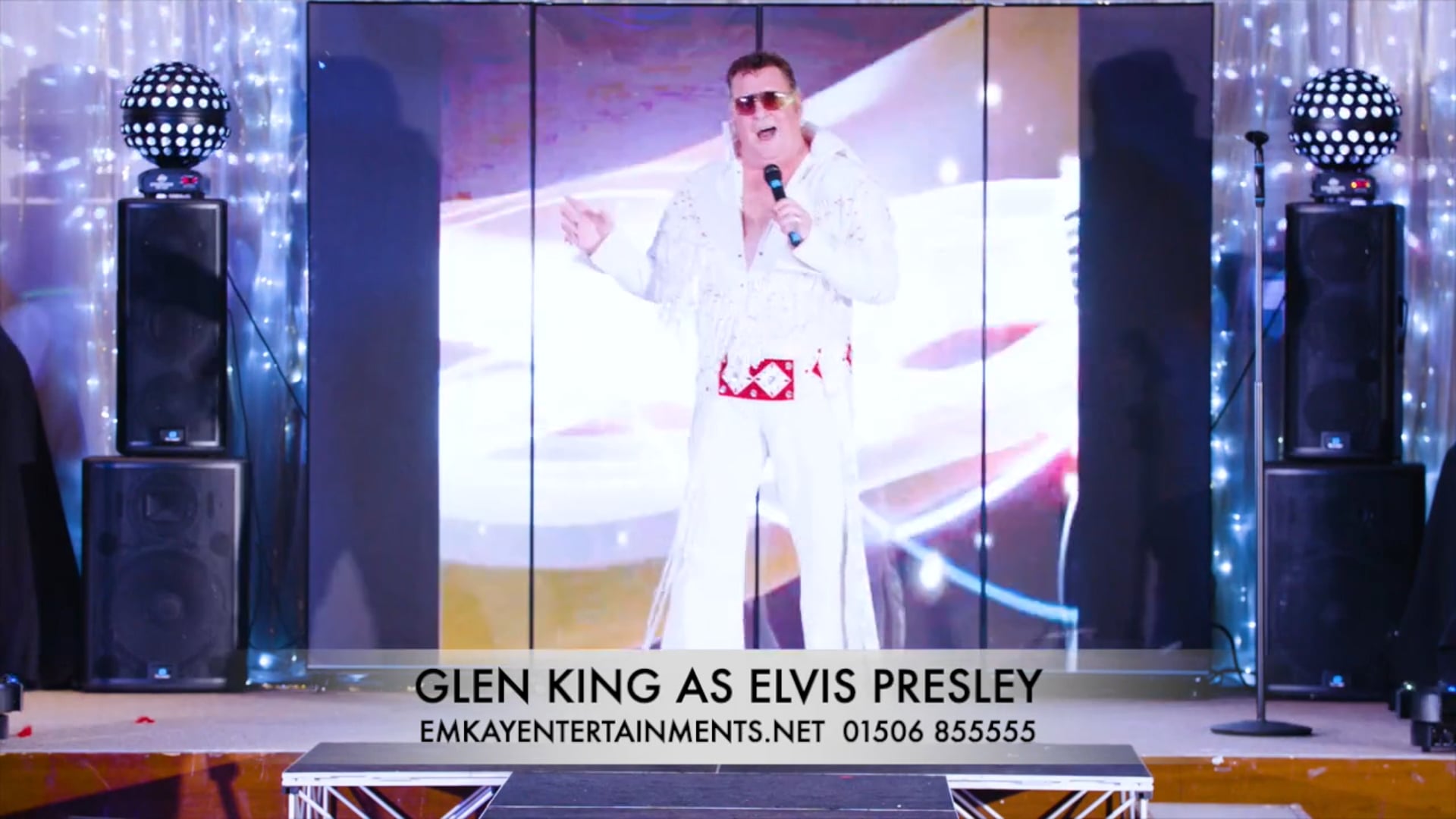 Glen King as Elvis Presley - If I Can Dream