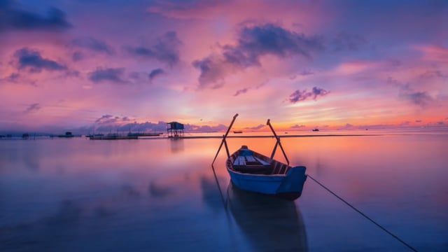 Sunrise Boat Rowing - Free video on Pixabay