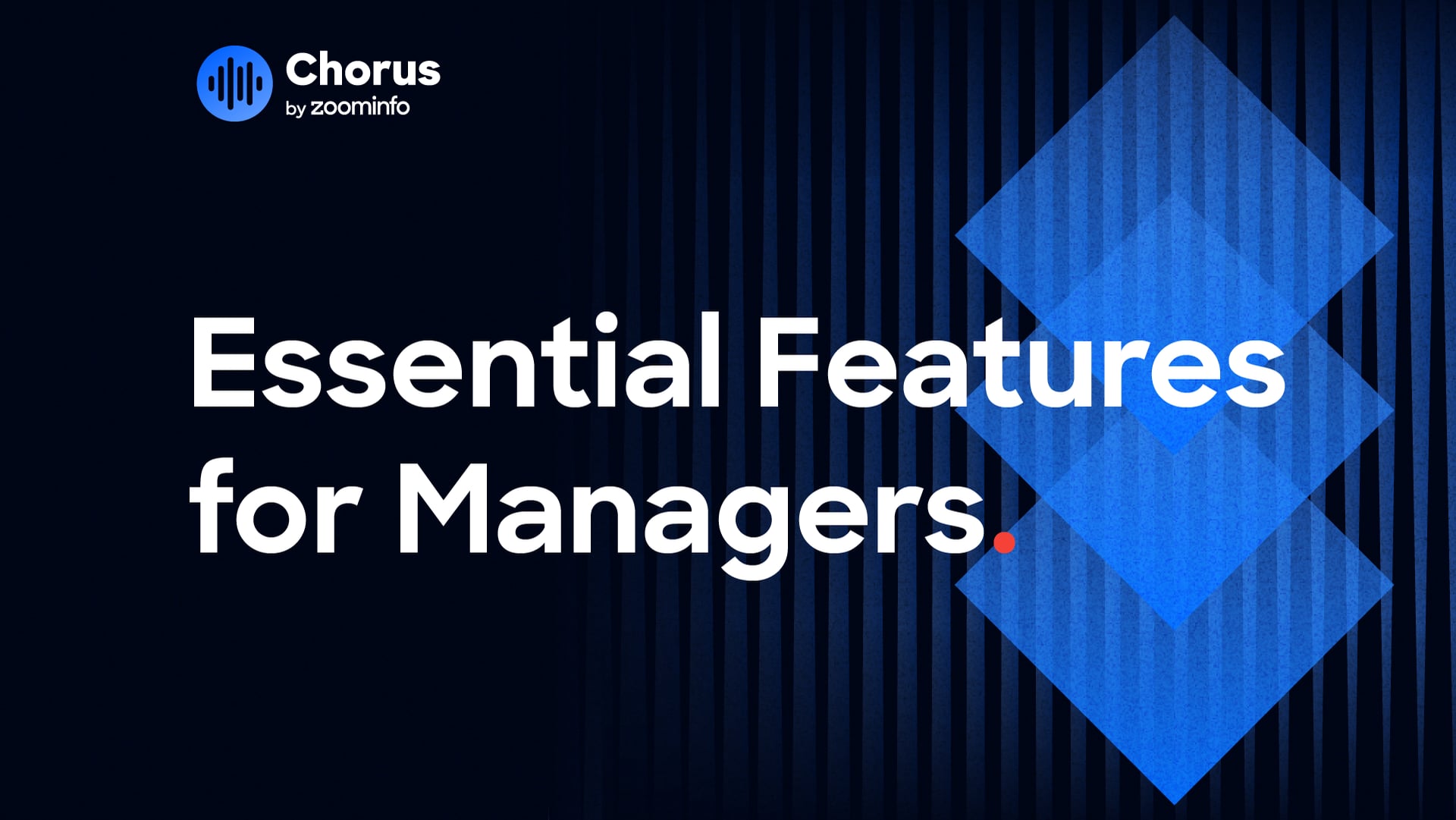 Essential Features for Managers Chorus on Vimeo