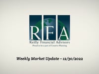 Weekly Market Update – December 30, 2022
