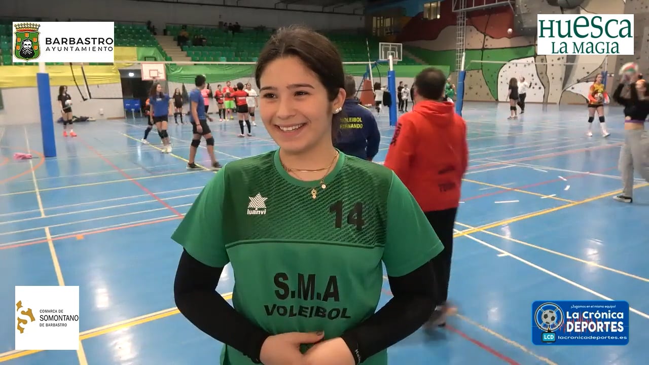 IRENE GIL (Capitana Equipo Voleibol Femenino SMA Barbastro)