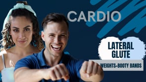 Lateral Glute Cardio (weights+booty bands)-12:30:22