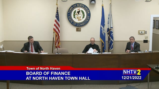 Board of Finance Meeting 12/21/2022