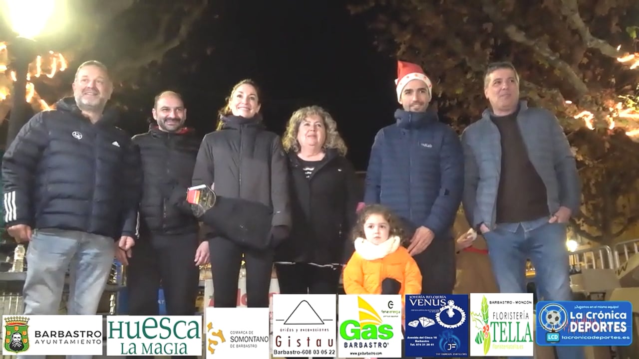 ENTREGA DE PREMIOS (44 Edición de la San Silvestre en Barbastro, Memorial Rubén González) 31.12.2022