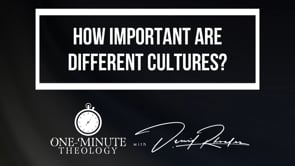 How important are different cultures?