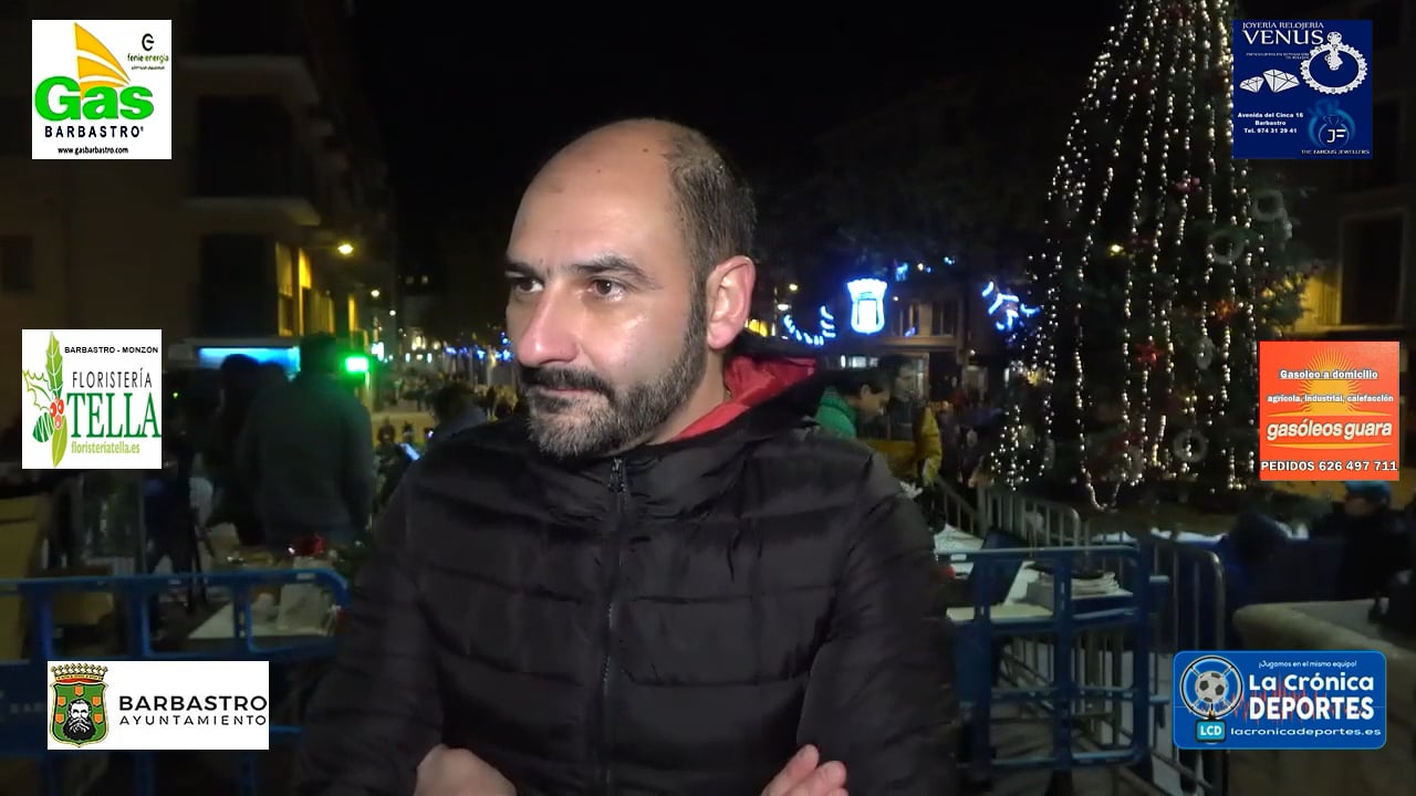 FERNANDO TORRES (Alcalde de Barbastro) 44 Edición de la San Silvestre en Barbastro, Memorial Rubén González 31.12.2022