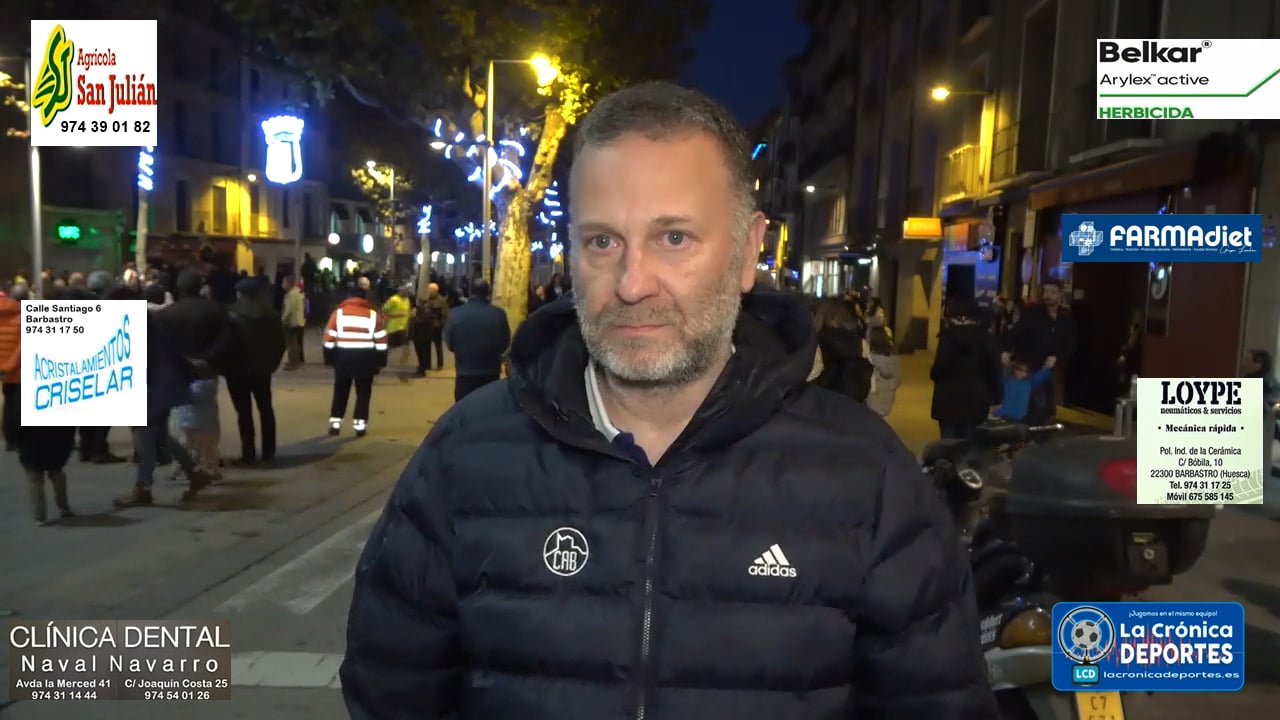JUAN DIEGO GARZÓN (Presidente Club Atletismo Barbastro) 44 Edición de la San Silvestre en Barbastro, Memorial Rubén González 31.12.2022