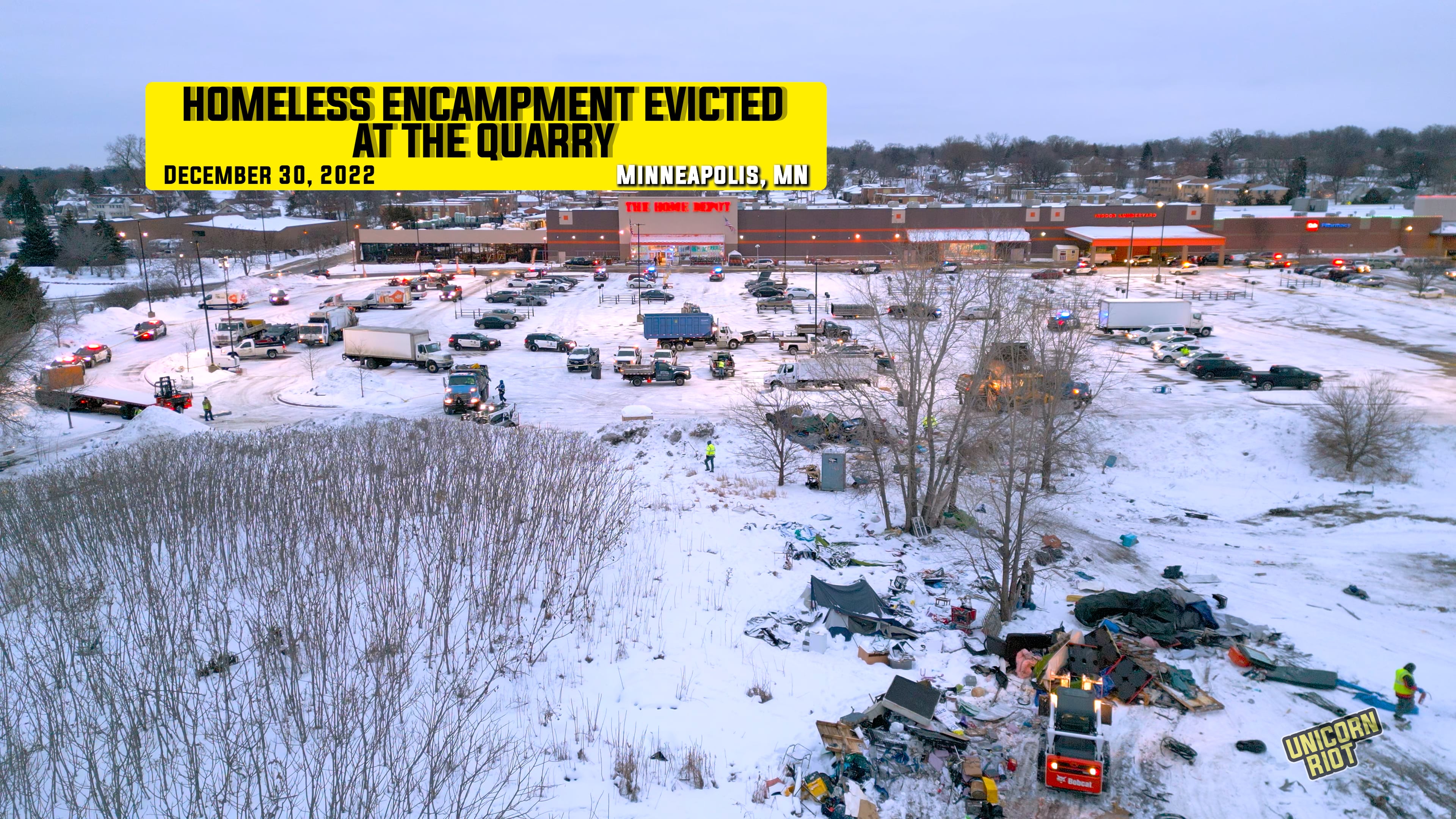 The Quarry Encampment Eviction [Minneapolis] on Vimeo