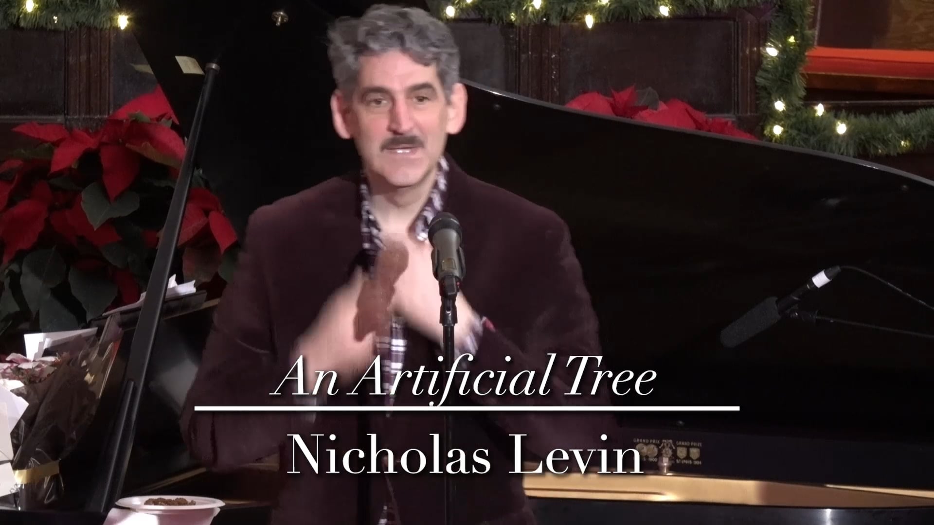"An Artificial Tree" by Nicholas Levin.  Performed for the Madison Avenue Baptist Church Christmas Gala in December 2022. Accompanied by Aza Sydykov.