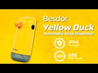Dispenser Soap Automatic Touchless Detergent Cartoon Hand Yellowfoaming Liquidduck Inductive Pump Container Countertop Shampoo