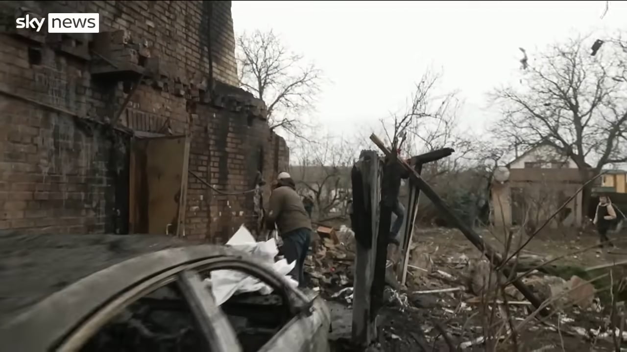 War in Ukraine 2022 - Kyiv - 28th December. Kyiv residents wake up to missile strikes