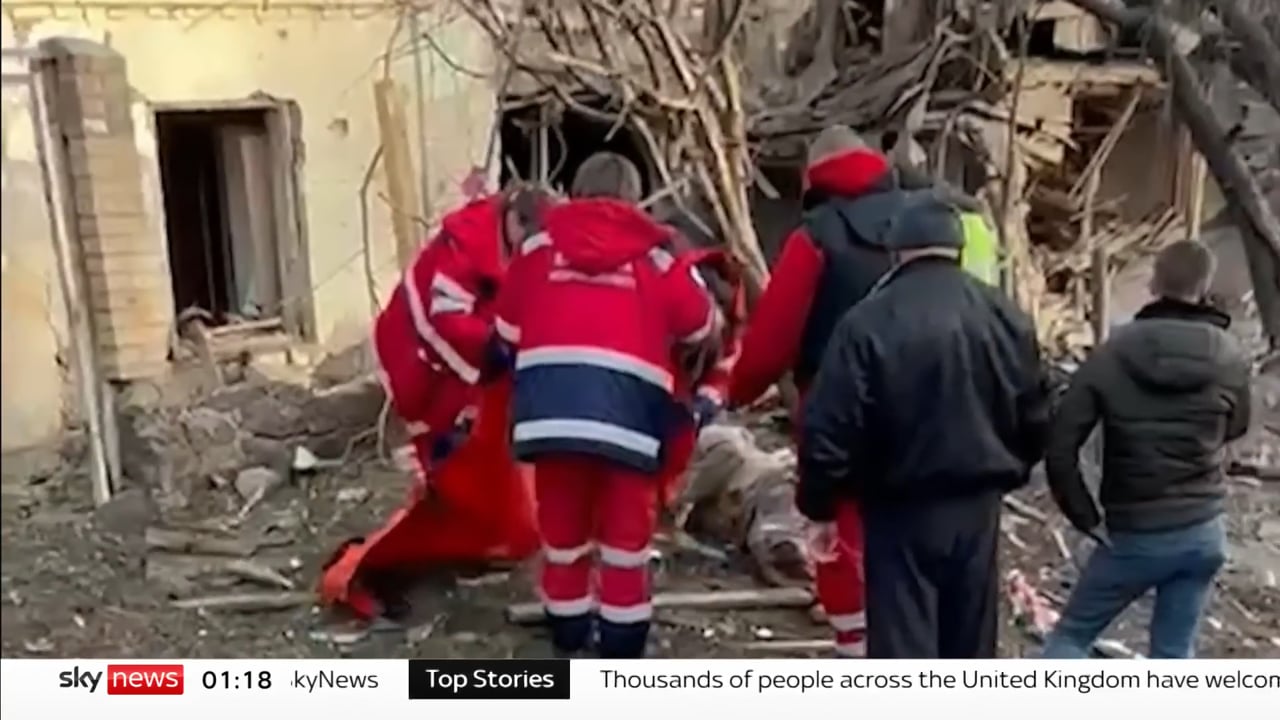 War in Ukraine 2022 - Kyiv - 31st December. Zelenskyy defiant into 2023 as missiles hit Kyiv