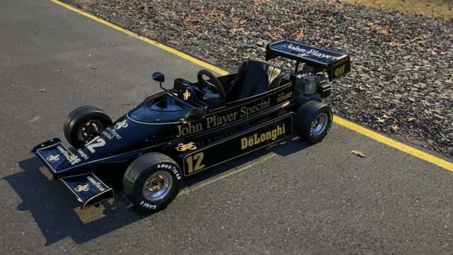 No Reserve: Custom Lotus-Renault 98T-Style Go-Kart for sale on BaT