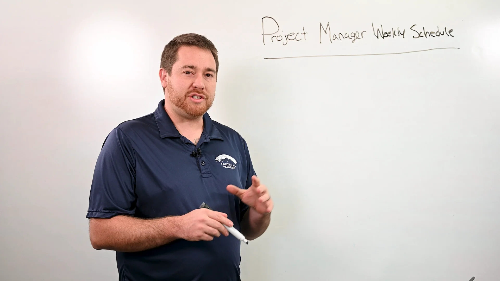Project Manager Weekly Schedule on Vimeo