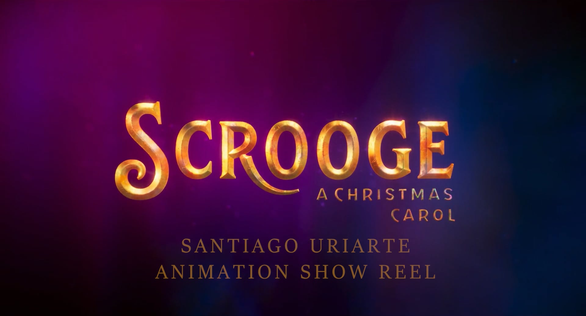 Santiago Uriarte - Scrooge Show Reel