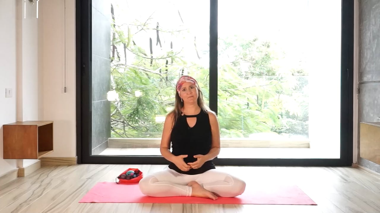 Jour 5. Méditation anti-stress : 3 exercices de Yoga Balles pour préparer votre méditation avec Maryse Lehoux (19 min)