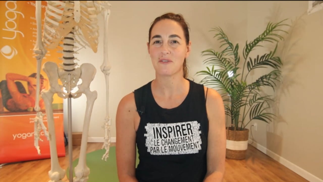 Jour 15. Souplesse des hanches : Routine de Yoga Balles de 30 minutes avec Mireille Martel (26 min)