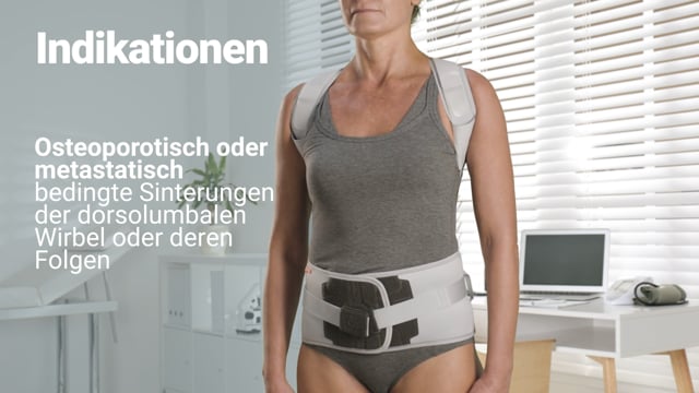 Spinalplus 2.0 - Rückenorthese bei Osteoporose