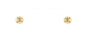 6mm 14kt Yellow Gold Ball Stud Earrings
