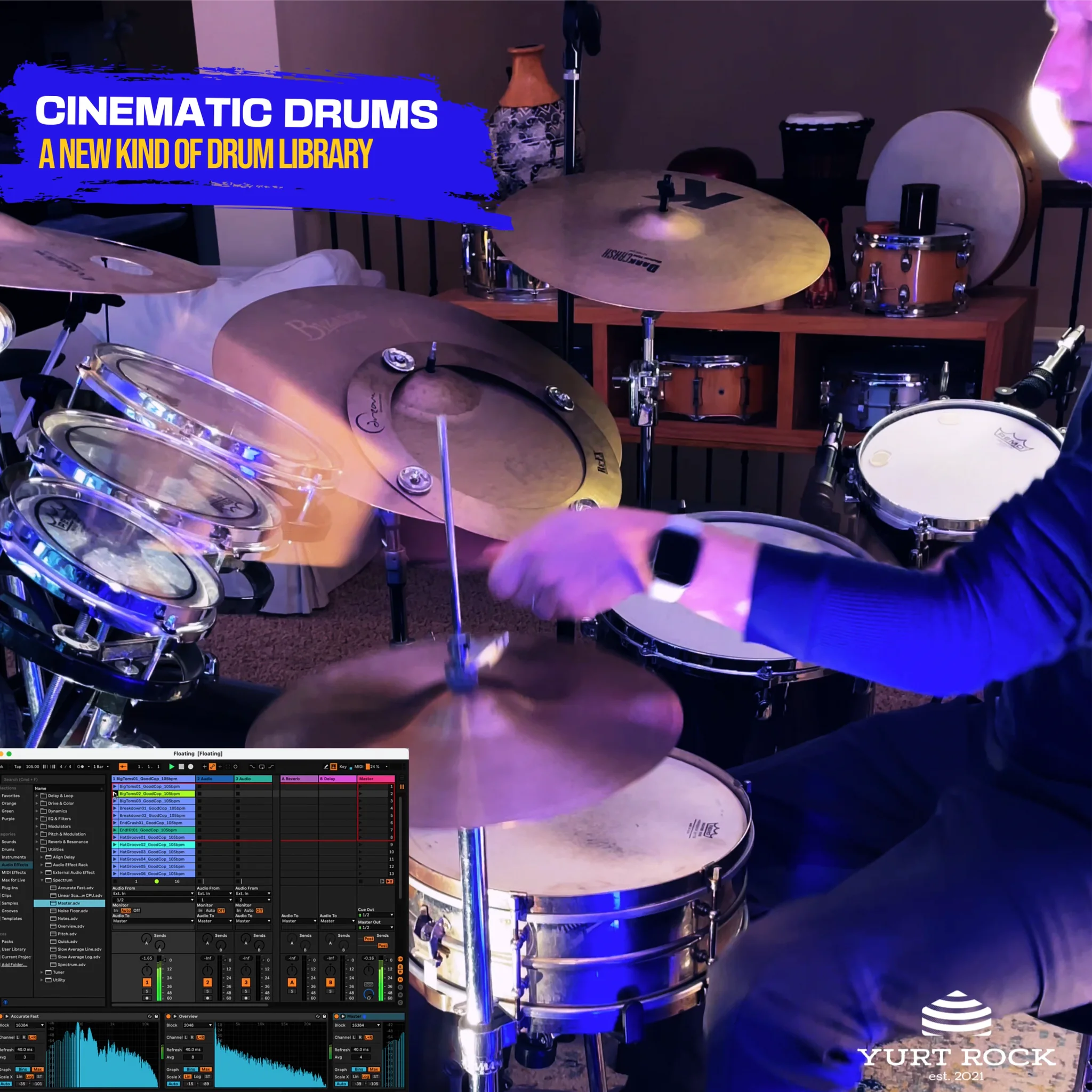 Cinematic drum kit top
