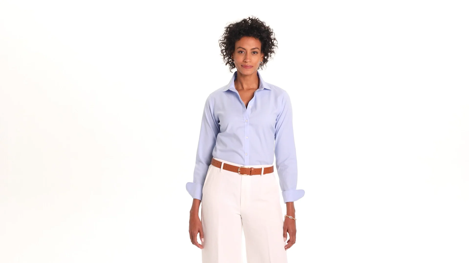 Brooks Brothers Ladies Wrinkle-Free Pinpoint Shirt.BB18001 Brooks Brothers Ladies Wrinkle-Free Pinpoint Shirt.BB18001