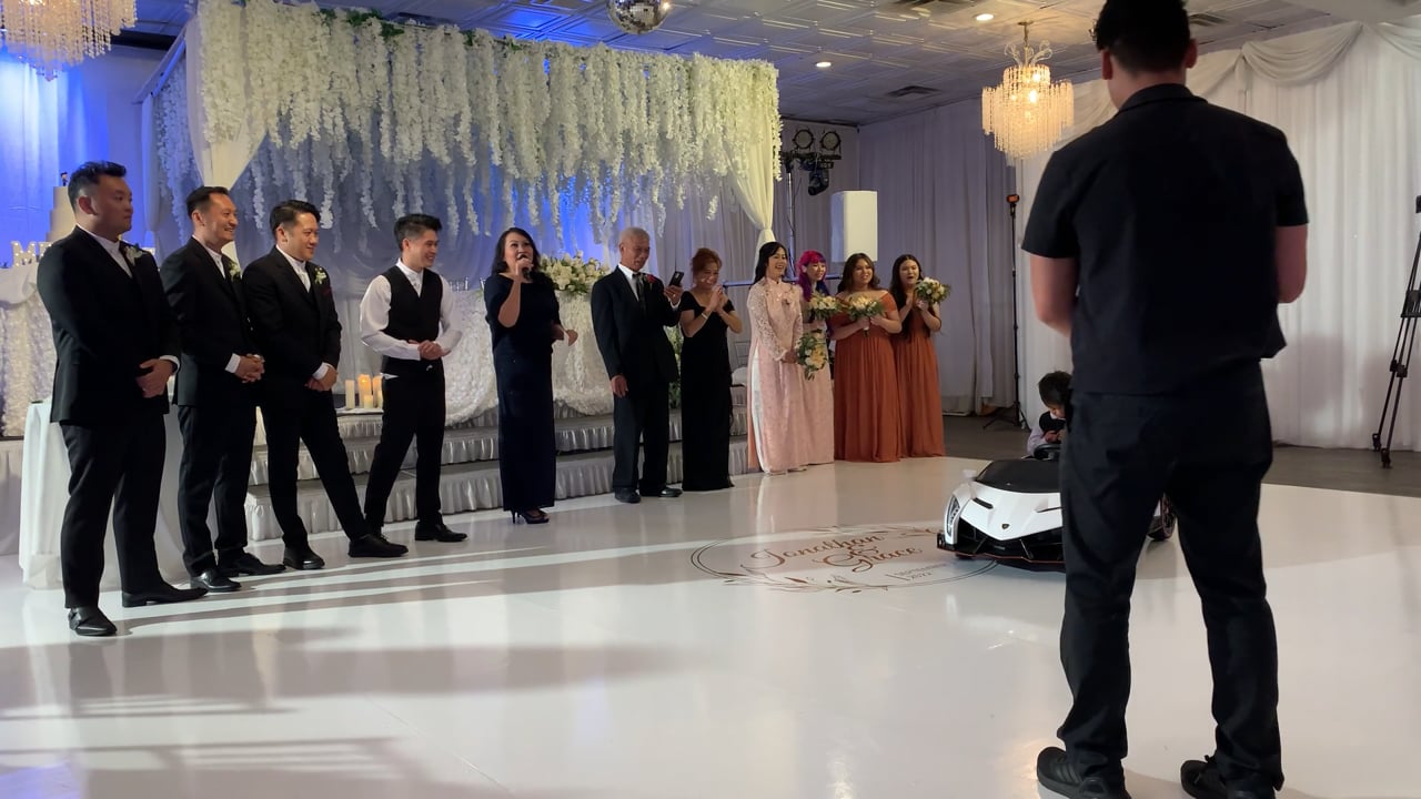 Michelle Nguyen hosting a Vietnamese wedding